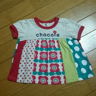 ショコラ(Chocola)の美品 ショコラ半袖Tシャツ80(Ｔシャツ)