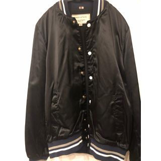 MAISON KITSUNE スタジアムジャンパー スタジャン ブルゾン M 黒