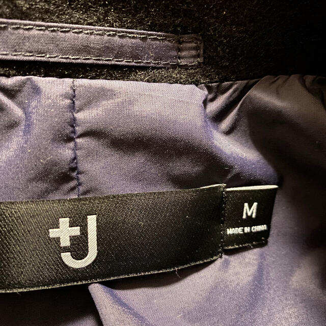 UNIQLO +J カシミヤブレンドオーバーサイズチェスターコート ブラック
