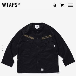 WTAPS SCOUT / LS / COTTON. WEATHER BLACK