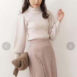 プロポーションボディドレッシング(PROPORTION BODY DRESSING)の【大人気⭐︎即完売品】タートルボリュームスリーブニット(ニット/セーター)