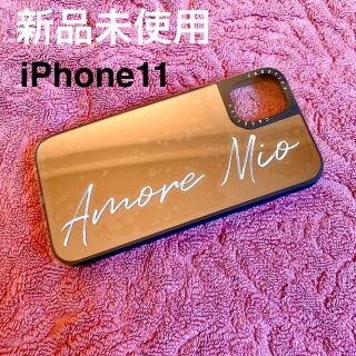 【CASETiFY】人気のミラーケース／ブロンズ／iPhone11用　新品未使用(iPhoneケース)