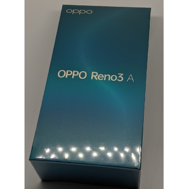 【残債無し　シュリンク有　新品未開封】OPPO Reno3 a ブラック