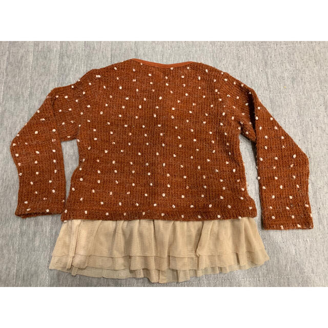 Biquette(ビケット)のキムラタン  ビケット　ニットカーディガン  カットソー キッズ/ベビー/マタニティのキッズ服女の子用(90cm~)(カーディガン)の商品写真