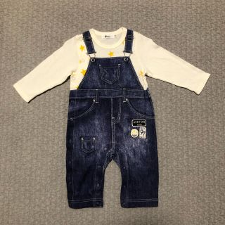 ベベ(BeBe)の値下げしました！【美品】イーベビー e-baby/ロンパース80(ロンパース)