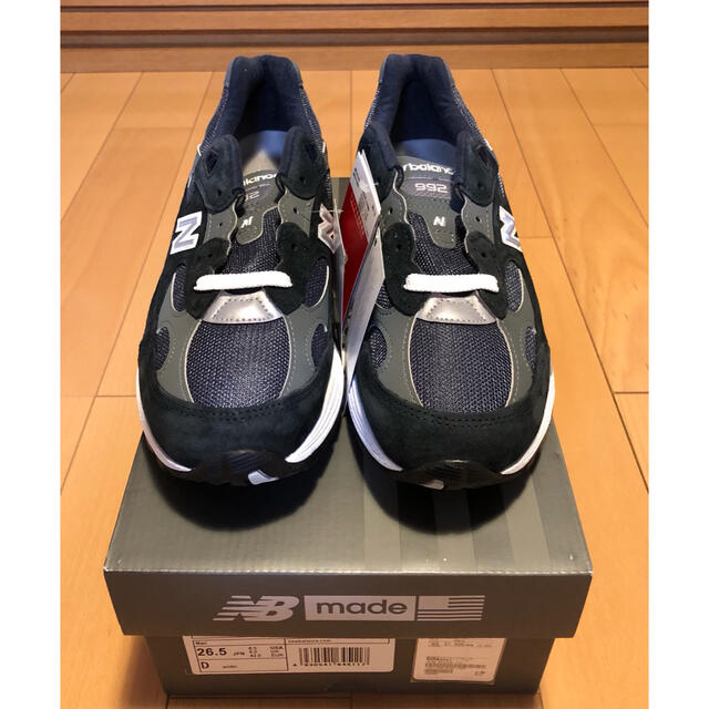 新品 NEW BALANCE 992 GG 26.5cm D navyスニーカー