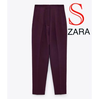 ザラ(ZARA)のZARA ザラ  ハイウエストパンツS(クロップドパンツ)