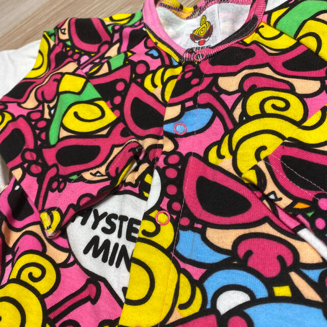 HYSTERIC MINI(ヒステリックミニ)の専用🤎総柄2wayオール➕コンビ肌着せっと🤍 キッズ/ベビー/マタニティのベビー服(~85cm)(カバーオール)の商品写真