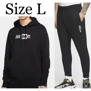 ナイキ(NIKE)の[新品] ナイキ JUST DO IT メンズ セットアップ (裏起毛)(セットアップ)