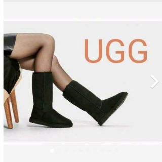 アグ(UGG)のUGG　定番ムートンブーツ黒(ブーツ)