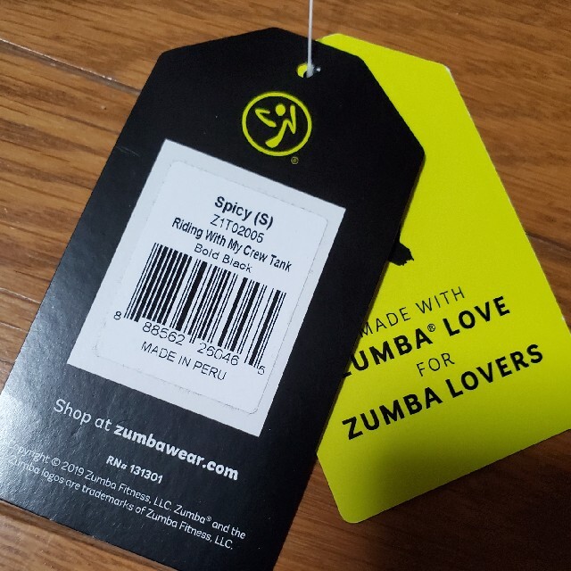 Zumba(ズンバ)のズンバ　タンクトップ レディースのトップス(タンクトップ)の商品写真