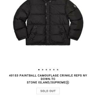 ストーンアイランド(STONE ISLAND)のSupreme stone island down jacket(ダウンジャケット)