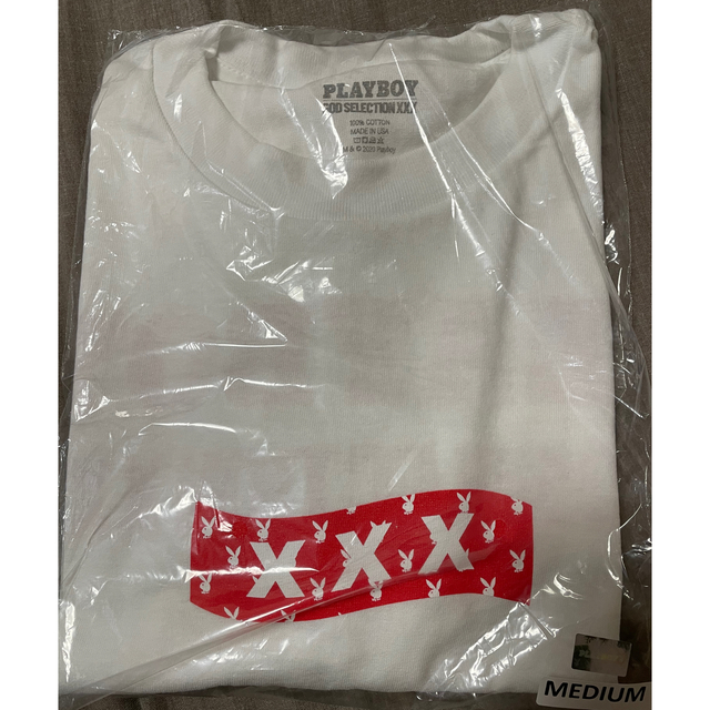 FRAGMENT(フラグメント)のGOD SELECTION XXX  PLAYBOY コラボT Mサイズ メンズのトップス(Tシャツ/カットソー(半袖/袖なし))の商品写真