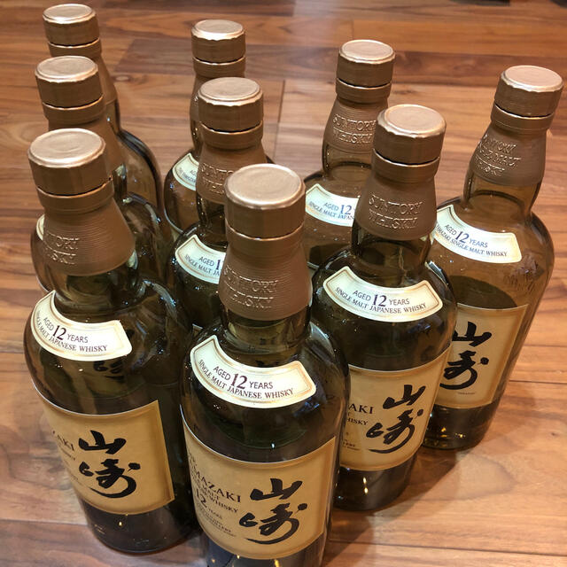 サントリー(サントリー)の山崎 12年 空き瓶 まとめ売り 食品/飲料/酒の食品/飲料/酒 その他(その他)の商品写真