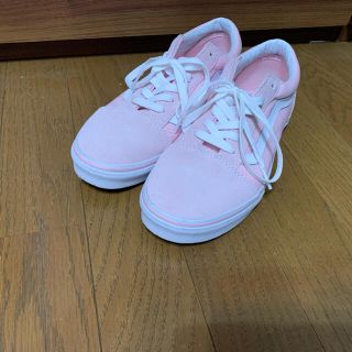 ヴァンズ(VANS)のvans オールドスクール　ベビーピンク　24.5センチ(スニーカー)