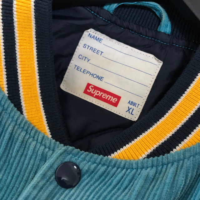 Supreme Old English Corduroy Jacket メンズのジャケット/アウター(スタジャン)の商品写真