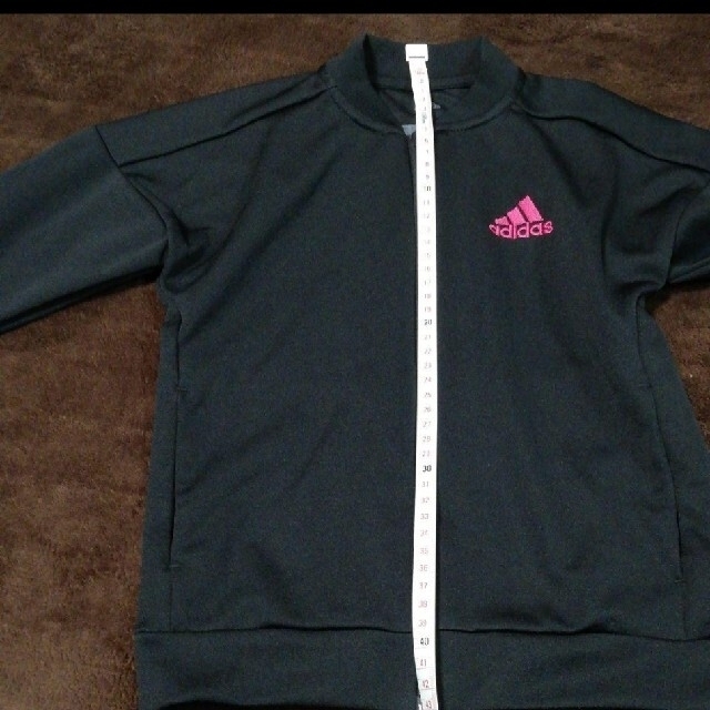 adidas(アディダス)のアディダスadidasジャージ上 キッズ/ベビー/マタニティのキッズ服女の子用(90cm~)(ジャケット/上着)の商品写真