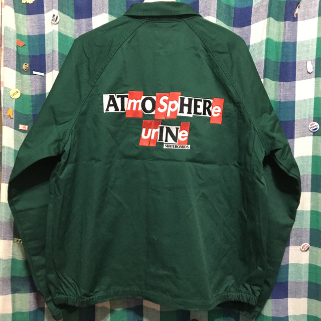 supreme antihero atmosphere jacket green