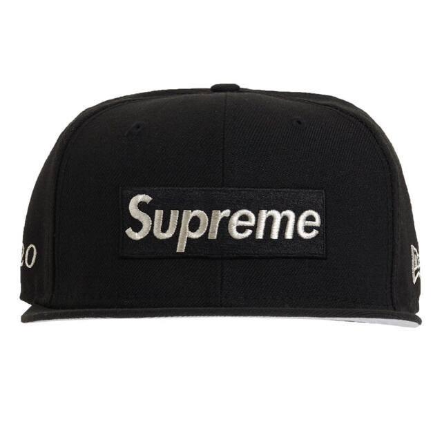 Supreme $1M Metallic Box Logo New Era　黒