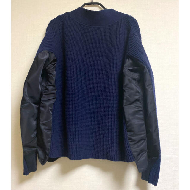 sacai セーター　異素材 1