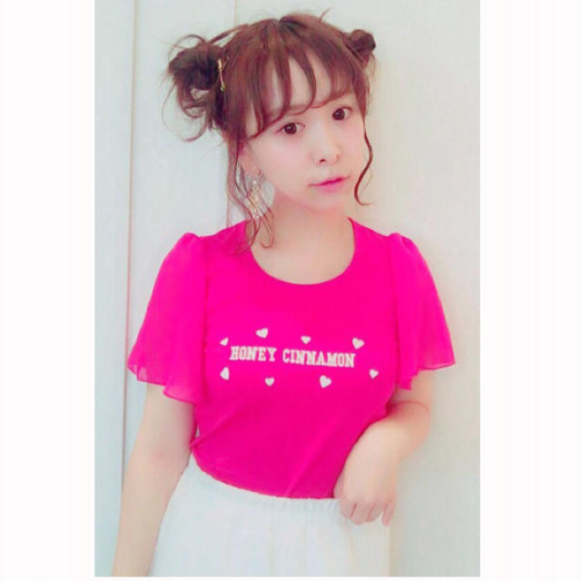 Honey Cinnamon(ハニーシナモン)のハニーシナモン♡ レディースのトップス(Tシャツ(半袖/袖なし))の商品写真