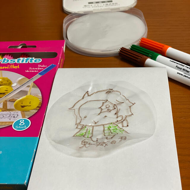 フードペン食用ペン8色セットオブアート♡鬼滅の刃描くよ♬24時間以内発送 食品/飲料/酒の食品(菓子/デザート)の商品写真