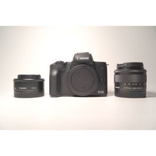 キヤノン(Canon)の【Daiuchuusan様専用】canon EOS Kiss M Wレンズキット(デジタル一眼)
