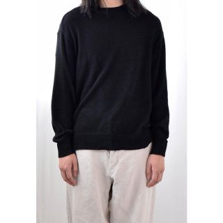 コモリ(COMOLI)の20SS COMOLI コモリ インディゴクルーネック ブラック(ニット/セーター)