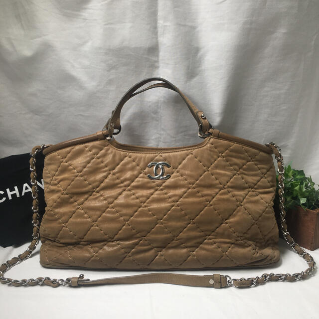 付属品ギャランティーカード12/4まで✨定価54万✨CHANEL ワイルドステッチ　チェーントート