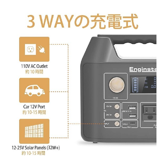 enginstar 110000mAH モバイルバッテリー 大容量 キャンプ