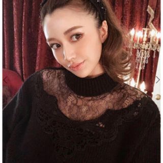 エイミーイストワール(eimy istoire)の♡eimy istoire♡レースニット(ニット/セーター)