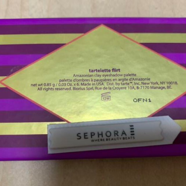 Sephora(セフォラ)の確認用　SEPHORA セフォラ　タルト アイシャドウ コスメ/美容のベースメイク/化粧品(アイシャドウ)の商品写真