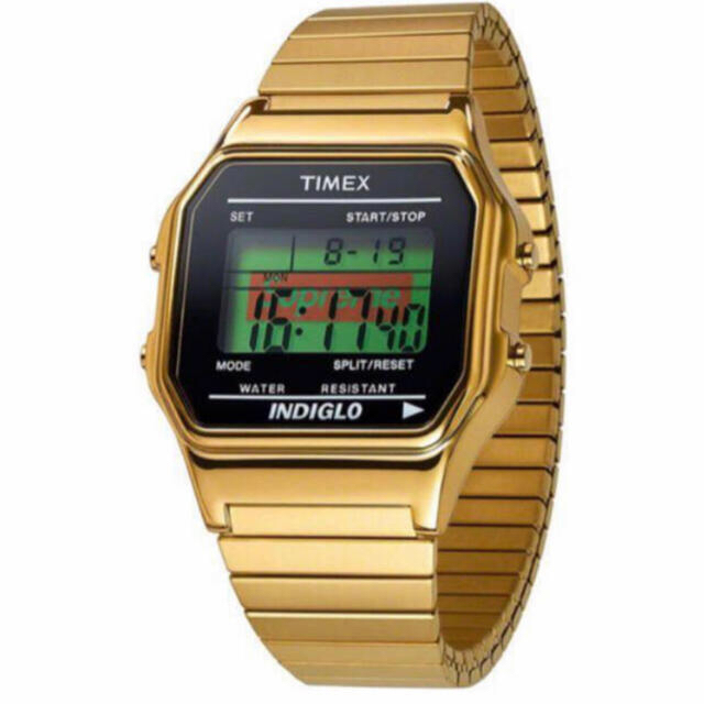 Supreme Timex Digital Watch Gold シュプリーム