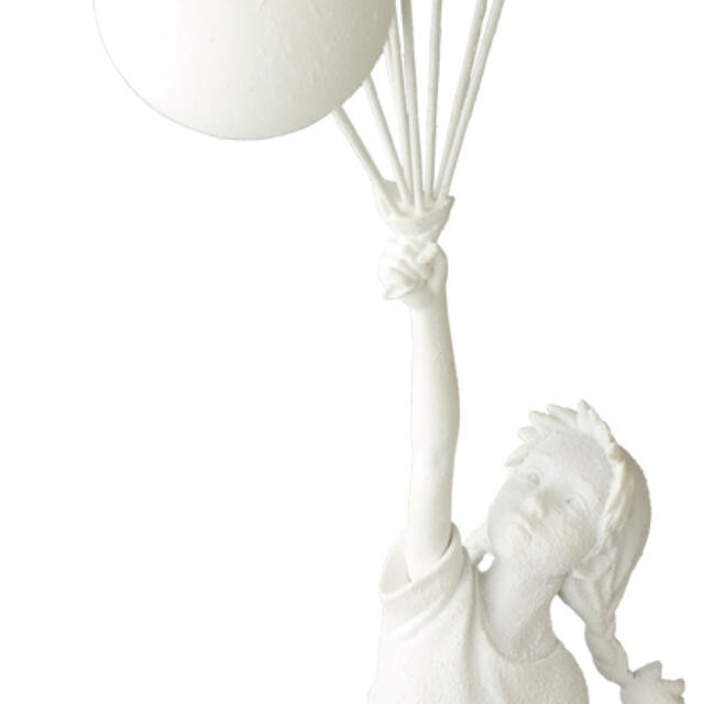 MEDICOM TOY(メディコムトイ)のSync. FLYING BALLOONS GIRL（GESSO Ver.） エンタメ/ホビーの美術品/アンティーク(彫刻/オブジェ)の商品写真