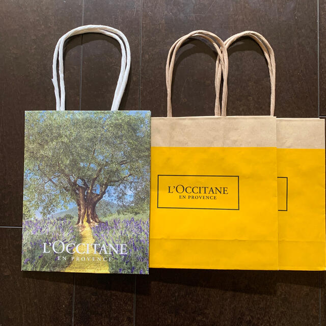 L'OCCITANE(ロクシタン)のロクシタン☆ショップバッグ新品未使用3枚 レディースのバッグ(ショップ袋)の商品写真