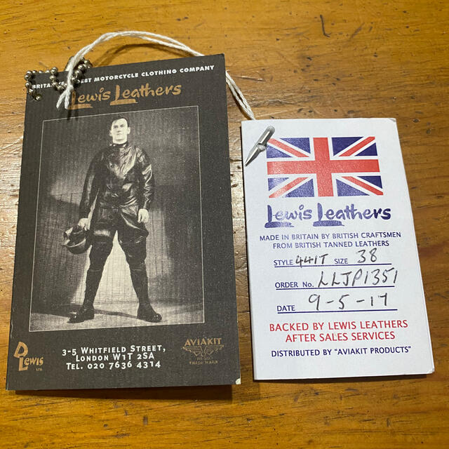 Lewis Leathers(ルイスレザー)のルイスレザー　サイクロン　TF38 美中古 メンズのジャケット/アウター(ライダースジャケット)の商品写真