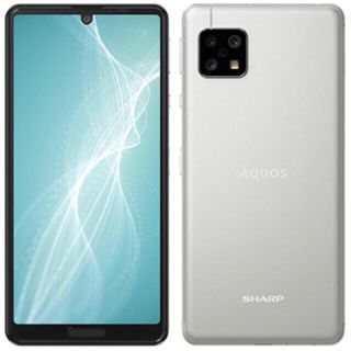 アクオス(AQUOS)の【新品未開封】AQUOS sense4 シルバー SH-M15(スマートフォン本体)