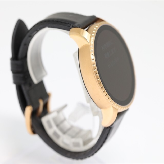 FOSSIL(フォッシル)の【フォッシル】DW6F1 スマートウォッチ　レザー/黒　メンズ腕時計　箱付き メンズの時計(腕時計(デジタル))の商品写真