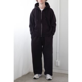 コモリ(COMOLI)のタグ付き新古品 comoli 19aw コットンウール裏毛ジップパーカー(パーカー)