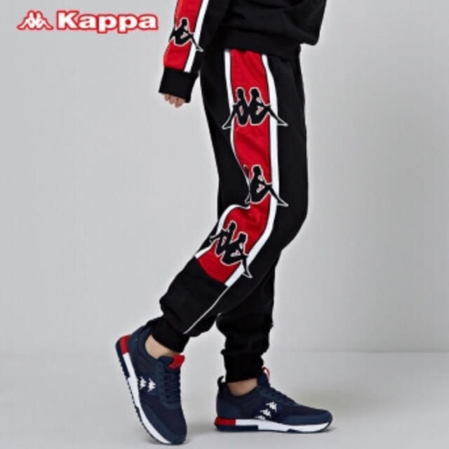 カッパ kappa ビッグロゴ スウェットパンツ L 秋冬 未使用 - その他