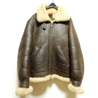 美品！U.D.SHEEPSKINリアルムートン！B-3フライトムートンジャケット(フライトジャケット)