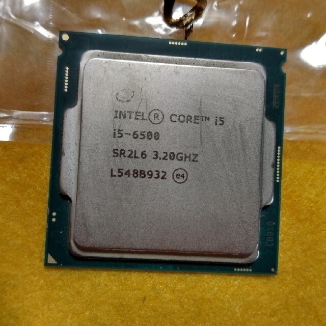 インテルCorei5-6500 3.20GHZ スマホ/家電/カメラのPC/タブレット(PCパーツ)の商品写真