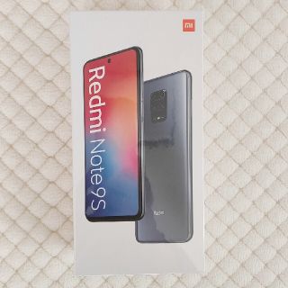 新品未開封 Redmi Note 9S 64GB 4GB グレー 日本モデル(スマートフォン本体)