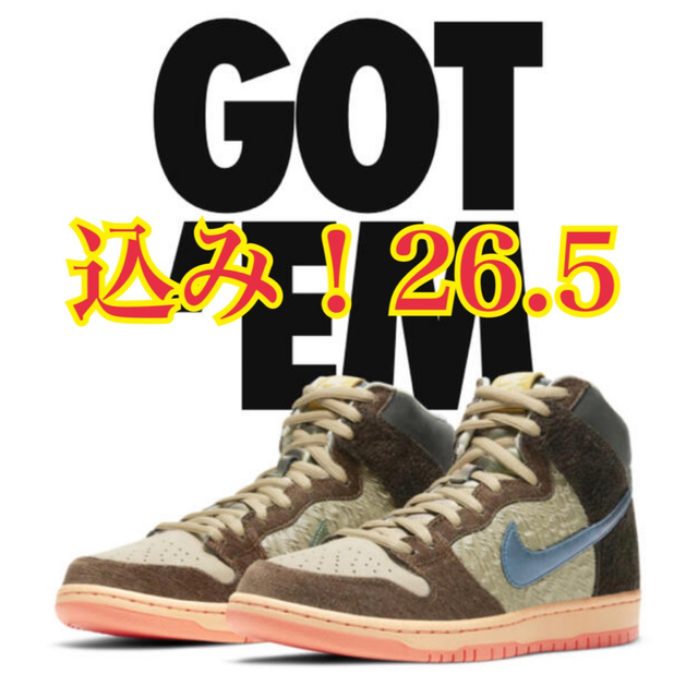 込み最安値　CONCEPTS × NIKE SB DUNK HIGH "DUCK