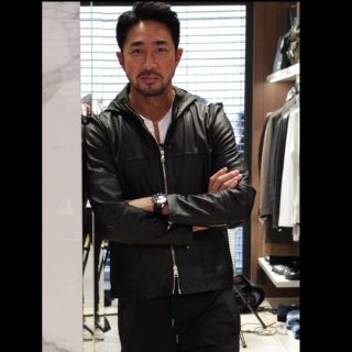 BEAMS - EMMETIレザーパーカーライダースJKT50ITALOイタロエンメティの