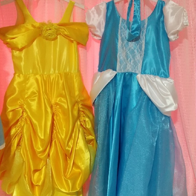 Disney(ディズニー)のディズニープリンセス ドレス ７着 訳有り格安 キッズ/ベビー/マタニティのキッズ服女の子用(90cm~)(ドレス/フォーマル)の商品写真