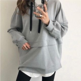 ザラ(ZARA)の【173ikottie様専用】新品タグ付 ZARA オーバーサイズフーディ XS(パーカー)