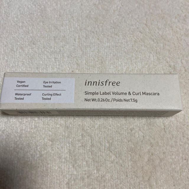 Innisfree(イニスフリー)のイニスフリー  シンプルラベルマスカラ 新品未使用 コスメ/美容のベースメイク/化粧品(マスカラ)の商品写真