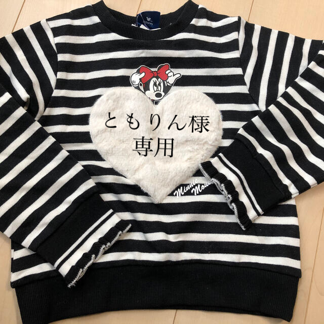 UNIQLO(ユニクロ)のミニー　トレーナー110 キッズ/ベビー/マタニティのキッズ服女の子用(90cm~)(Tシャツ/カットソー)の商品写真