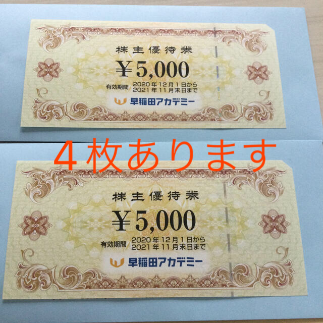 早稲田アカデミー　10000円分